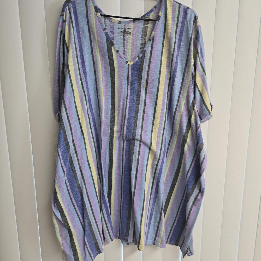 Lane bryant stripe shirt